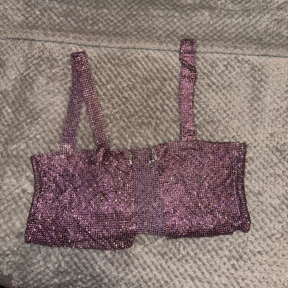 Sparkly Crystal Rhinestone Top - Picture 7 of 8